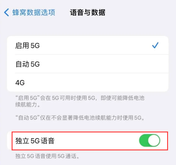 西工苹果14维修分享iPhone 14 Pro如何开启VoNR 