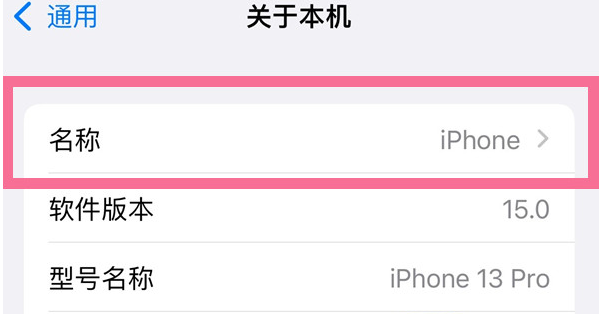 西工苹果13维修分享iPhone 13热点名字设置教程 